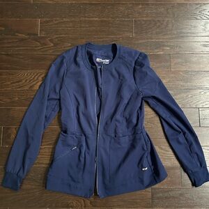 Greys Anatomy Scrub Jacket Women’s XS Navy